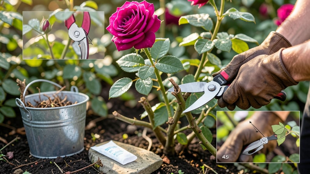 How to Properly Trim a Rose Bush: Seasonal Cuts That Double Bloom Production