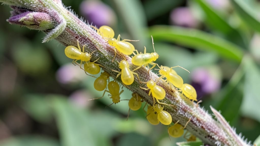 Yellow Aphids on Butterfly Bush: Natural Spray Remedy Using Soap and Water