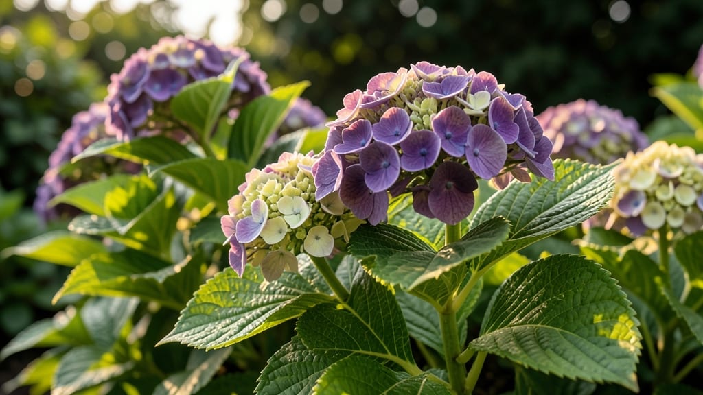 Dwarf Hydrangea for Colorful Foliage