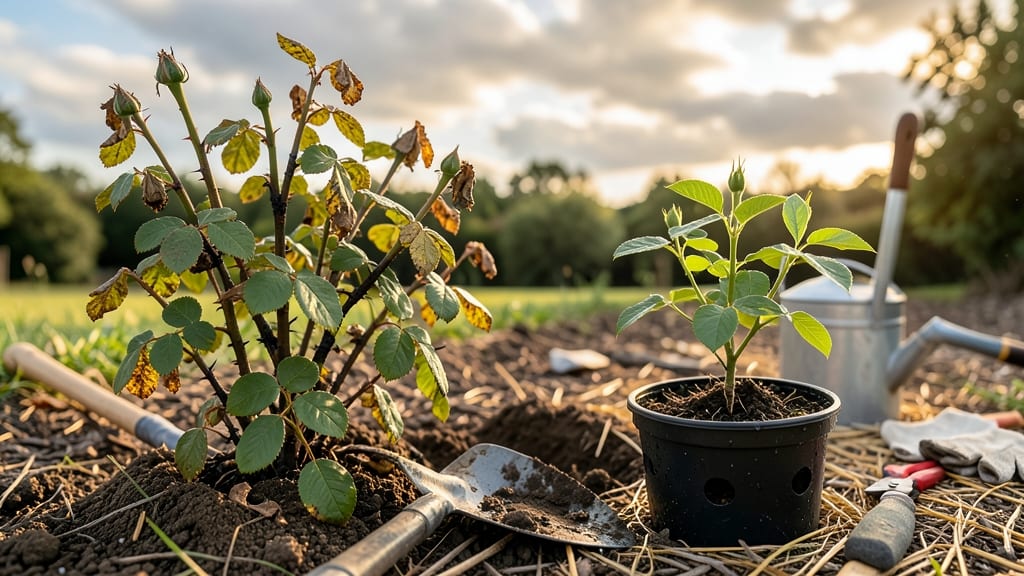 Rose Bush Dying After Transplant: Root Shock Rescue in 3 Simple Steps