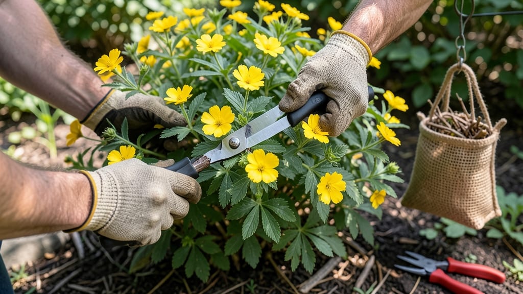 Potentilla Bush Pruning: Year-Round Bloom Revival Through Exact Timing