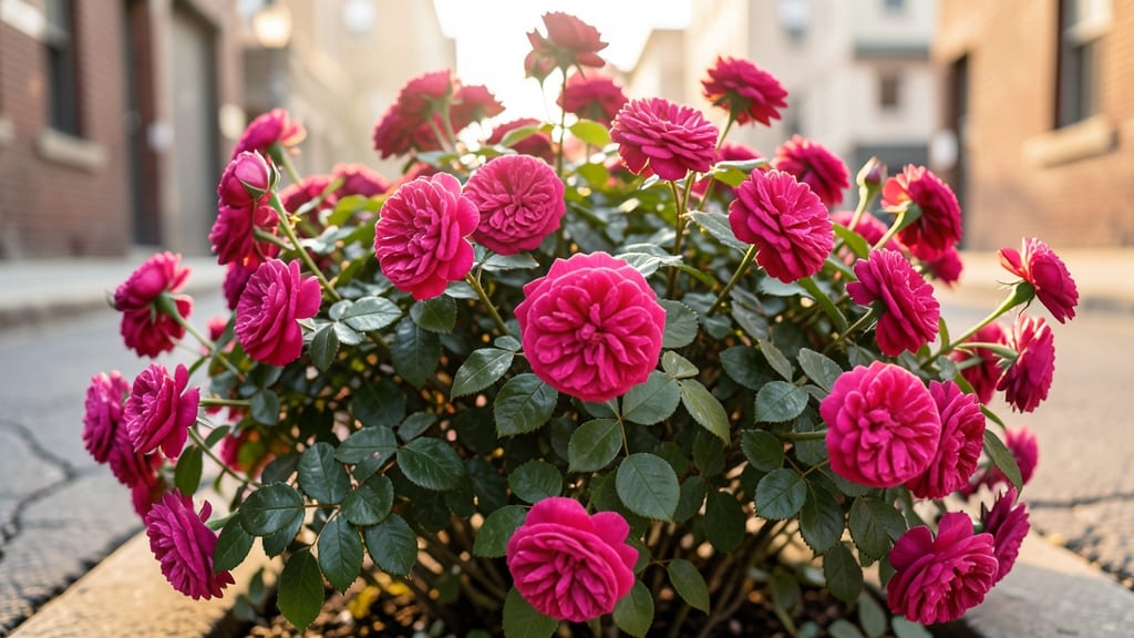 Knockout Rose Bush with Continuous Blooms