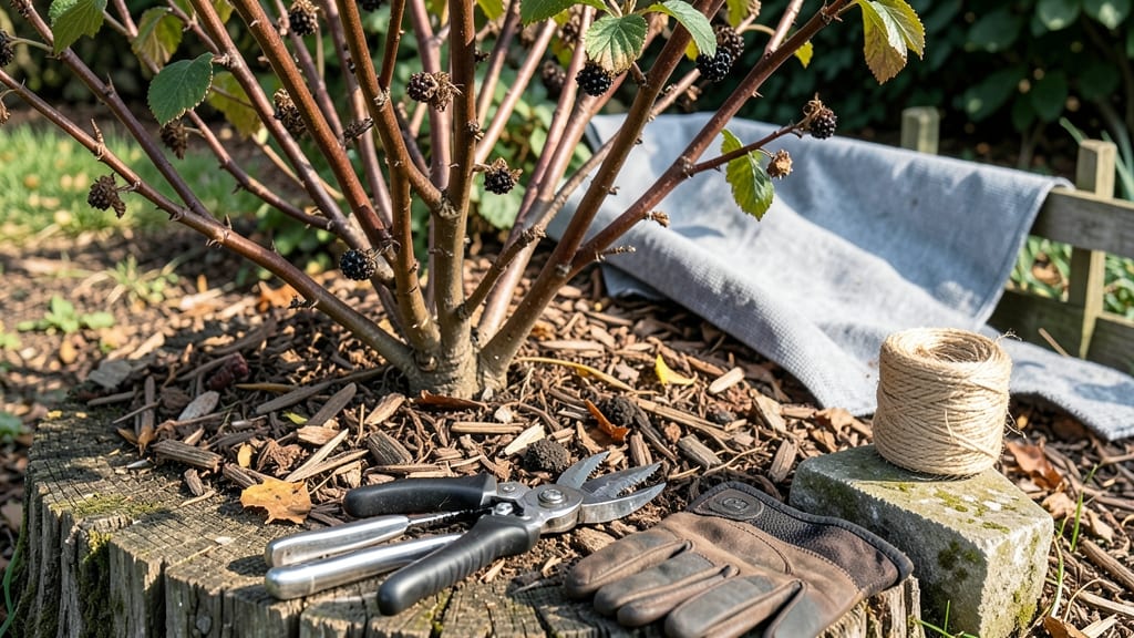 How to Prepare Blackberry Bushes for Winter: Late-Season Pruning to Protect Canes
