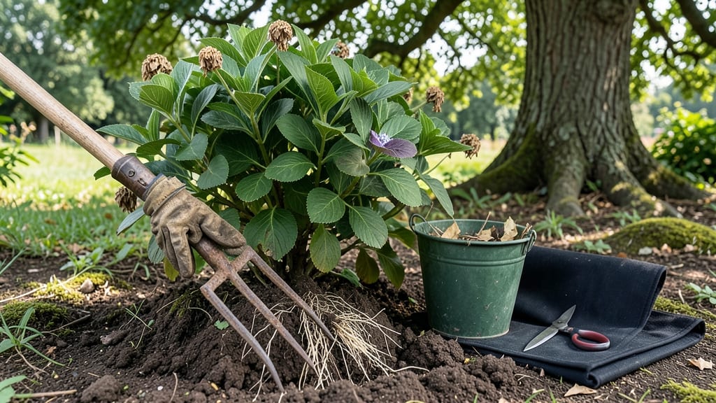 How to Dig Out a Bush: Root-Exposed Relocation Without Damage