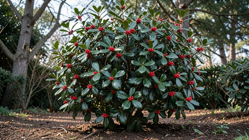 Holly Bushes for Year-Round Color