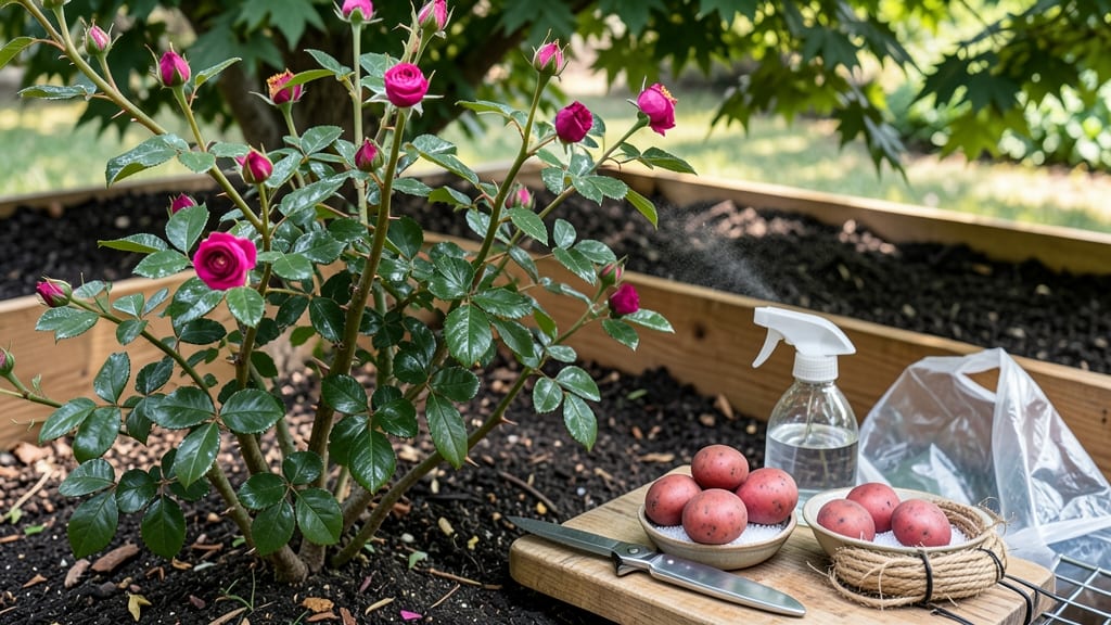 Rose Bush Cuttings in Potatoes: Rooting Success Without the Guesswork
