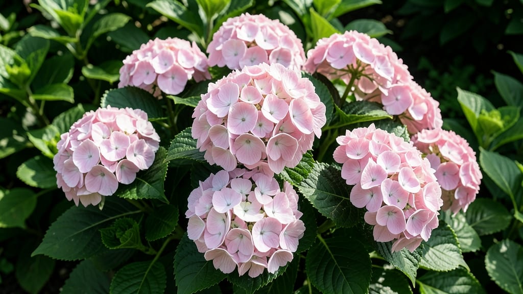 Pink Hydrangea 'Annabelle'