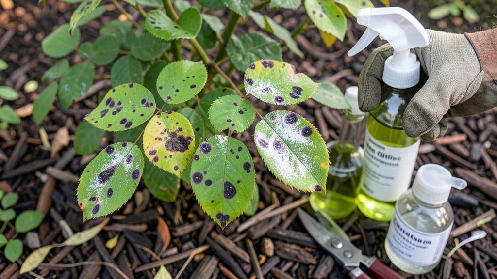 Rose Bush Blight: Fungal Foe Elimination in 3 Targeted Steps