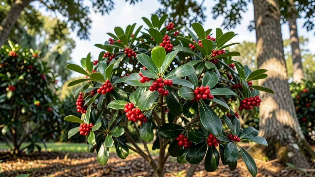 Dwarf Yaupon Holly for Evergreen Structure