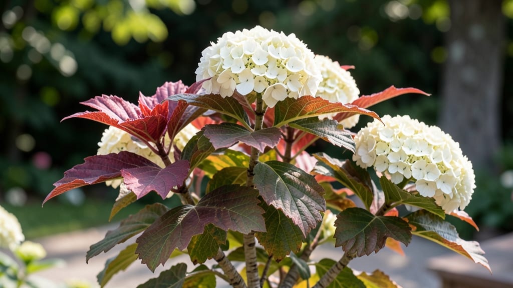 Oakleaf Hydrangea for Seasonal Color Shifts