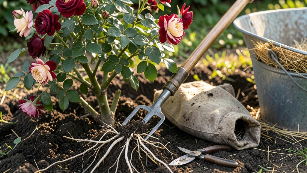 Digging Up Rose Bushes: Seasonal Timing and Root Preservation Guide