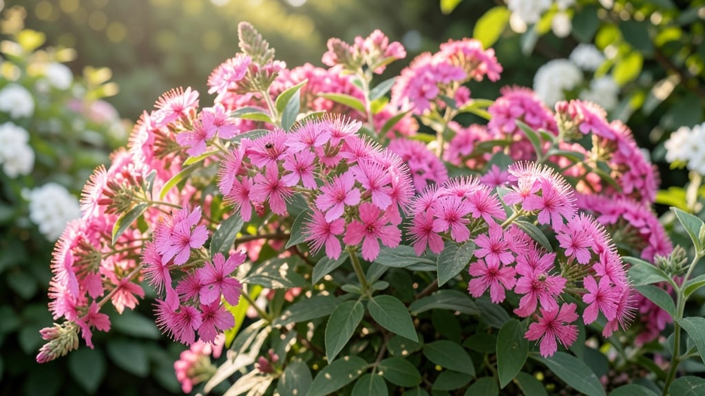 Spirea for Bright Pink Summer Blooms