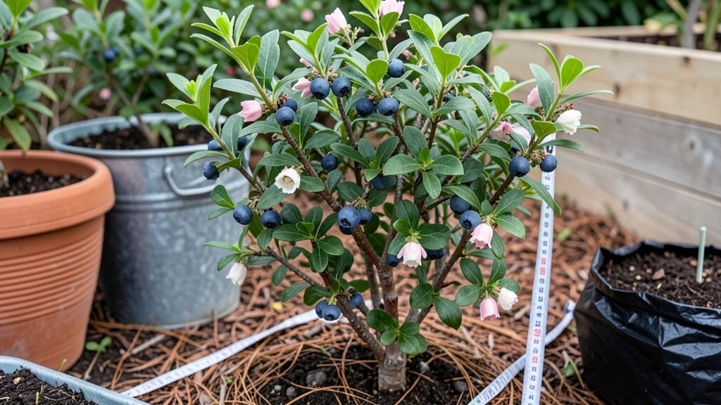 What Size Planter for Blueberry Bush: Space-Saving Depth Guide by Variety