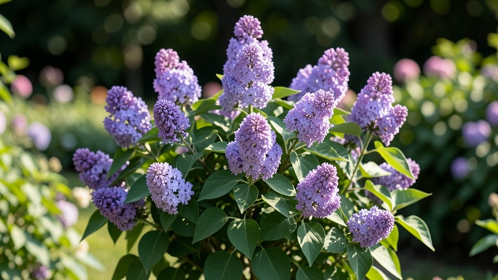 Dwarf Lilac with Fragrant Purple Blooms