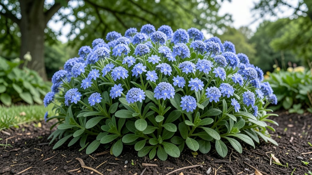 Forget-Me-Not Bushes: Year-Round Blue Blooms With Minimal Trimming