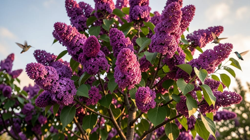 Purple Lilac Bush Variety