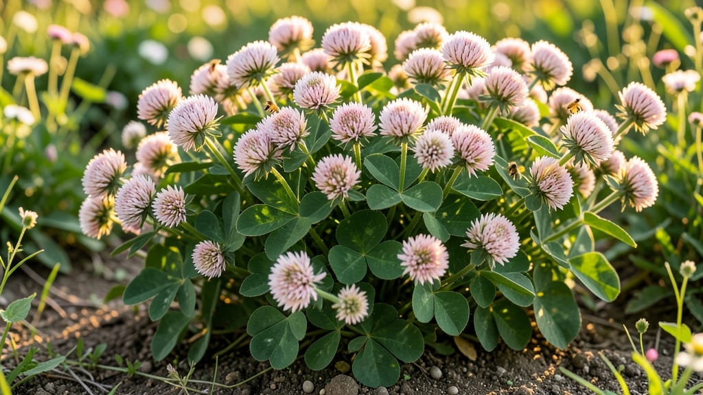 Red Clover Flower Bush