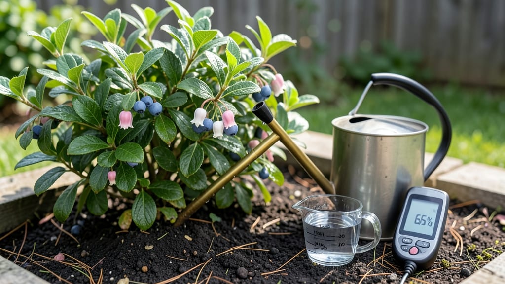 How Much Water Does a Blueberry Bush Need: Monthly Guide by Season and Soil Type