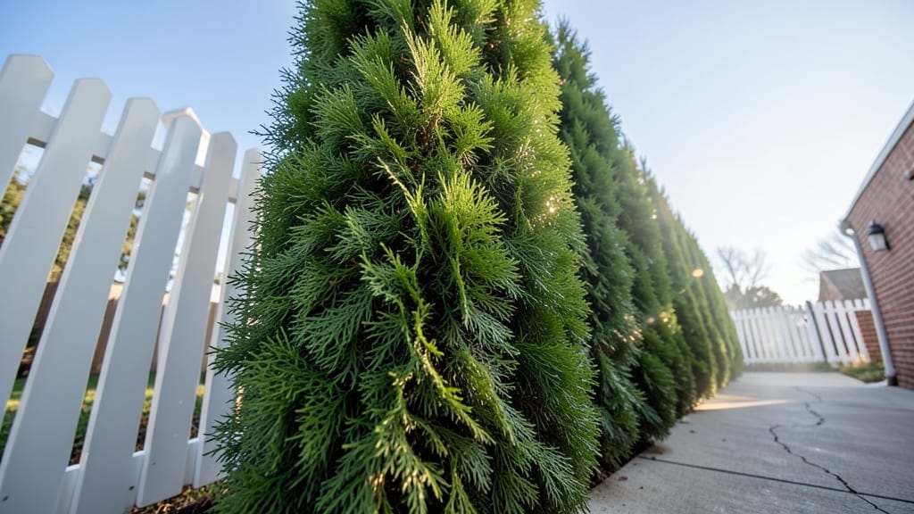Emerald Green Arborvitae for Dense Privacy Screens