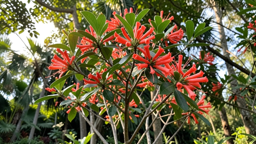 Firebush for Hummingbird-Friendly Blooms