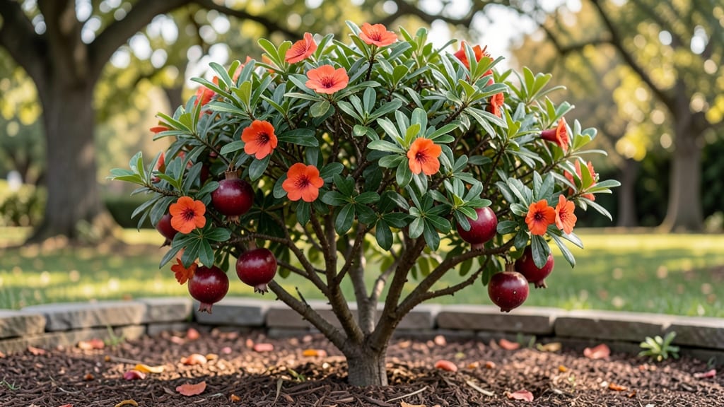 Cold Hardy Red Pomegranate Bush: Year-Round Fragrance Through Smart Pruning