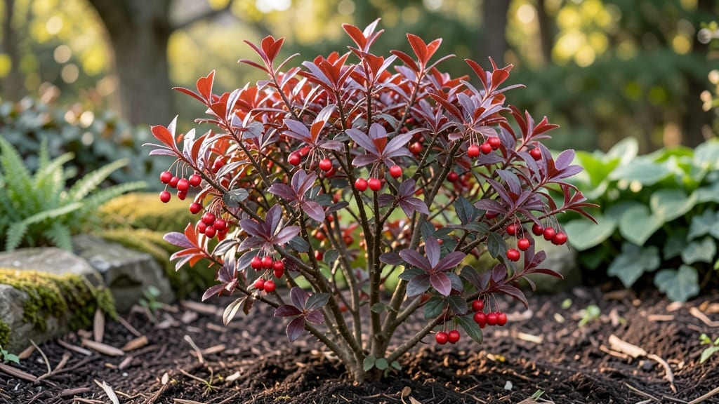 Barberry Bush Red: Year-Round Color With Bold Foliage Drama
