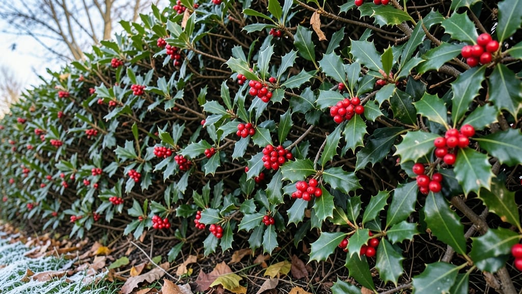 American Holly for Wildlife-Friendly Privacy