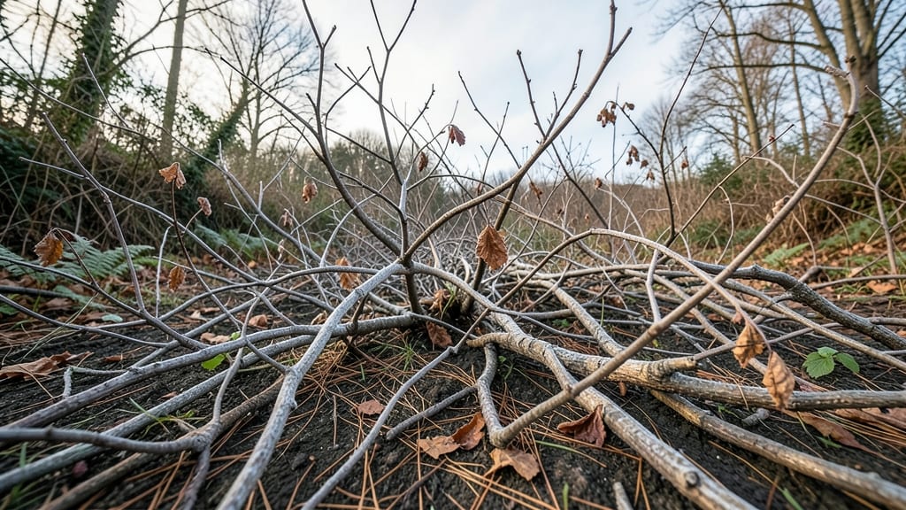 Winter Dormant Pruning for Wild Raspberry Revitalization