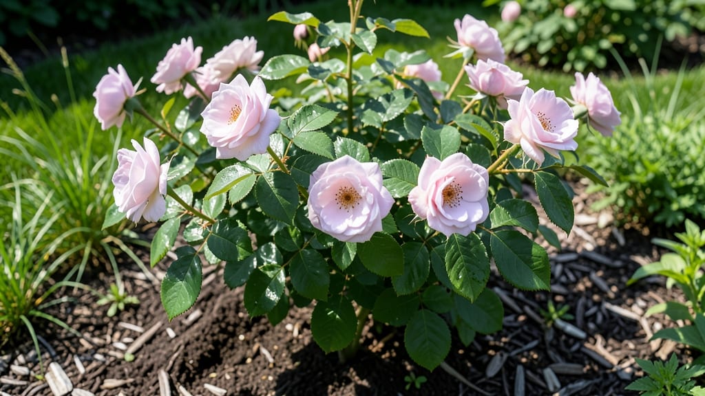 Light Pink Rose Bush: Sunlight Needs and Blooming Secrets Revealed