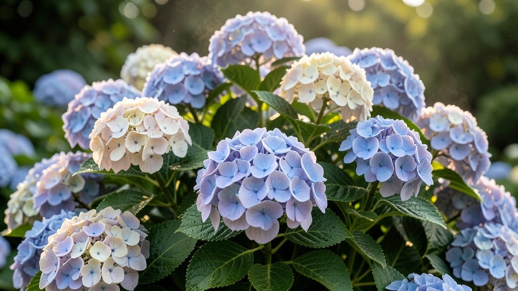 Lavender Hydrangea Bush