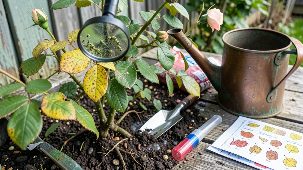 Rose Bush Leaves Turning Yellow: Diagnose the 5 Most Common Causes