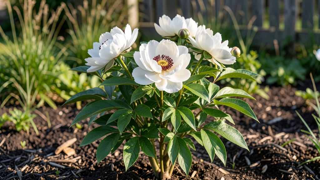 Peony Bush White Recipe: Year-Round Elegance With Minimal Pruning