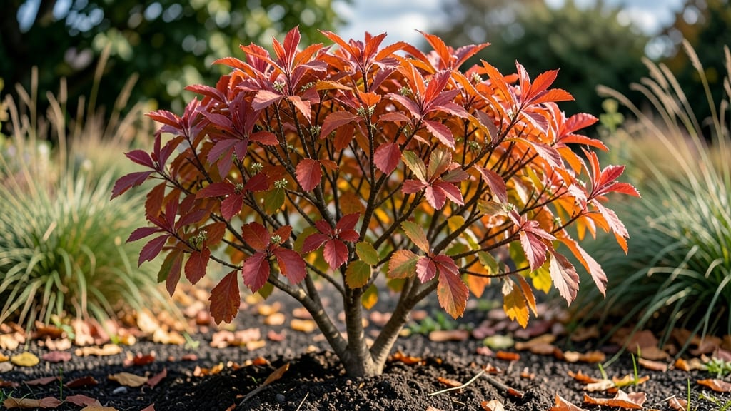 Burning Bush Height and Spread: Variety-Specific Growth Charts for Design Planning